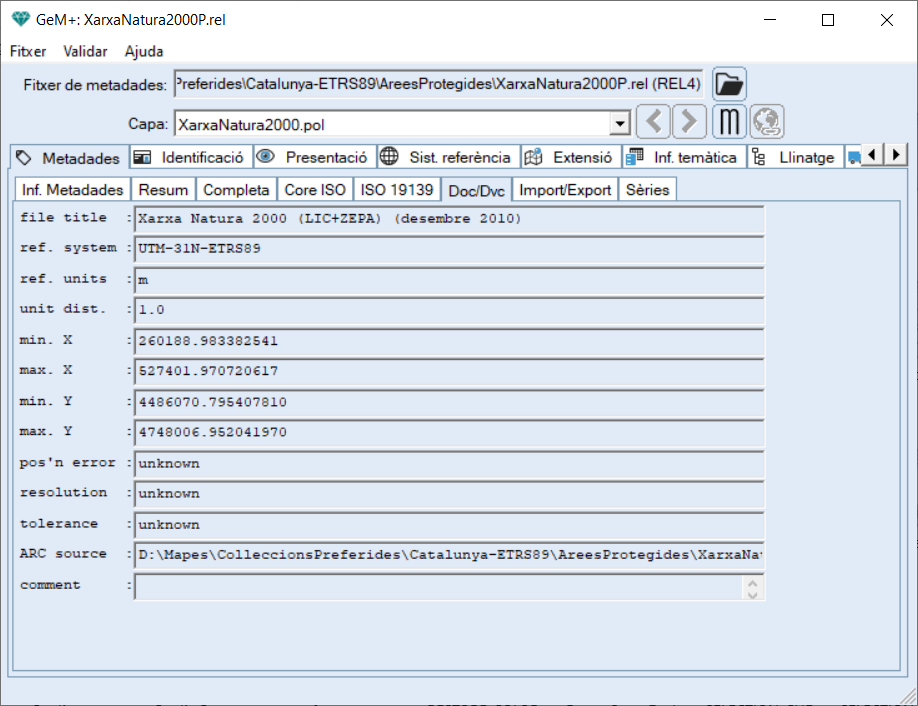 Vista Doc/Dvc